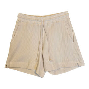 AYR Shorts Womens XS Seashell The Waffle Cone Pullon Pima Cotton Vanilla Girl
